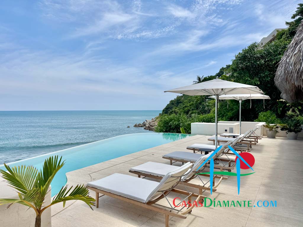 Real Diamante Del Mar Casa Palapas - Terraza en estancia 7